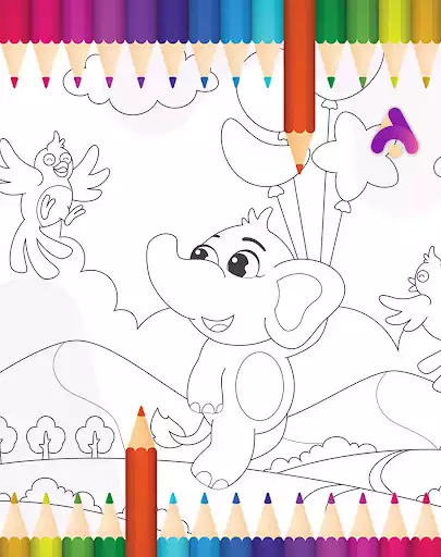 Play Coloring Book for Kids as an online game Coloring Book for Kids with UptoPlay