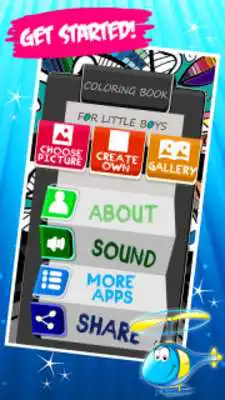 Play Coloring Book For Little Boys