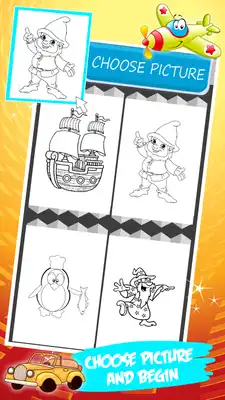 Play Coloring Book For Little Boys