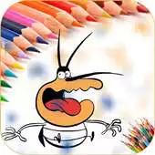 Free play online Coloring book for oggy-Cockro APK
