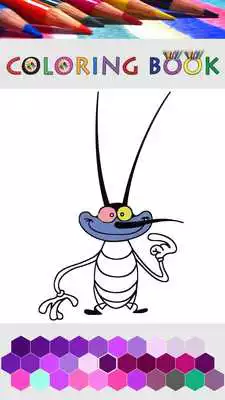 Play Coloring book for oggy-Cockro