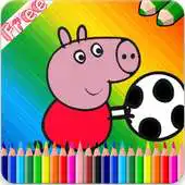 Free play online ColoringBook For Pepe Pig Fans APK