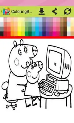 Play ColoringBook For Pepe Pig Fans Play ColoringBook For Pepe Pig Fans