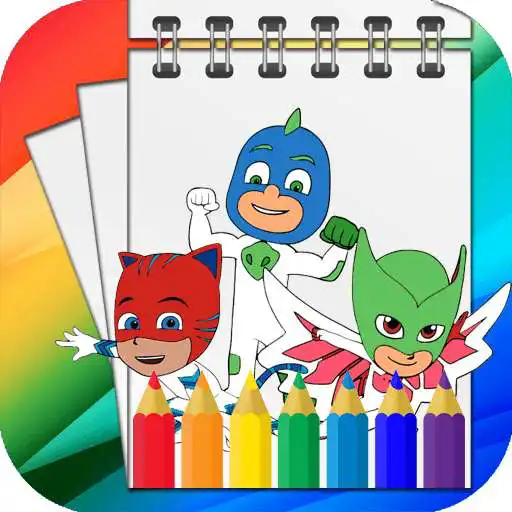 Free play online Coloring book for PJ hero masks APK Free play online Coloring book for PJ hero masks APK