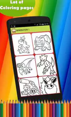 Play Coloring Book for Poke Monster