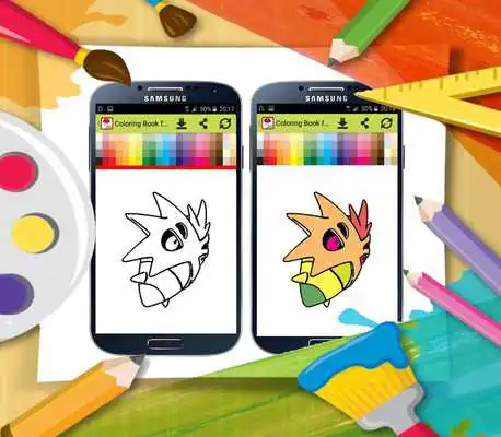 Play Coloring Book for PokeMonsters