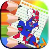 Free play online Coloring book for rangers hero APK