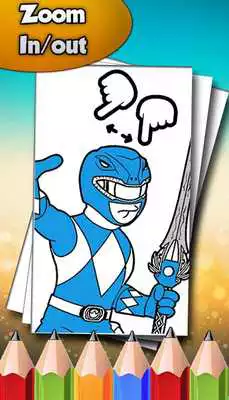 Play Coloring book for rangers hero