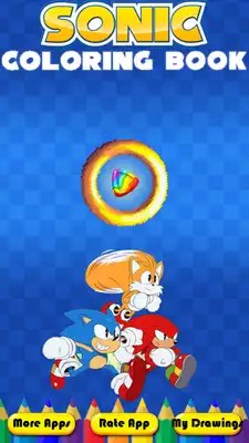 Play Coloring book for Sonic Hedgehog