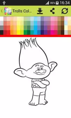 Play Coloring Book for Trolls