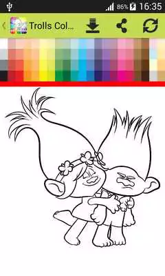Play Coloring Book for Trolls