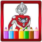 Free play online Coloring Book for Ultraman SuperHero APK