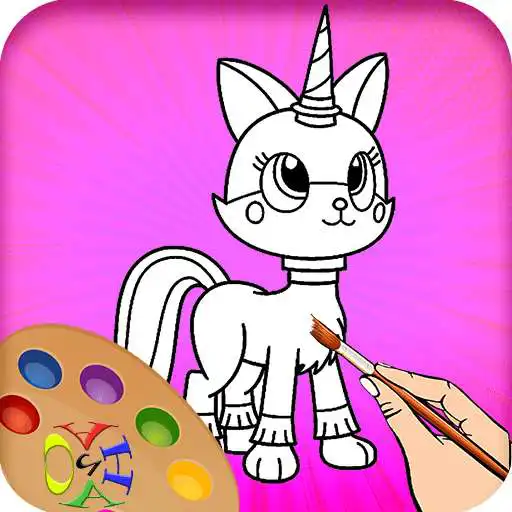 Free play online coloring book for unikitty  APK