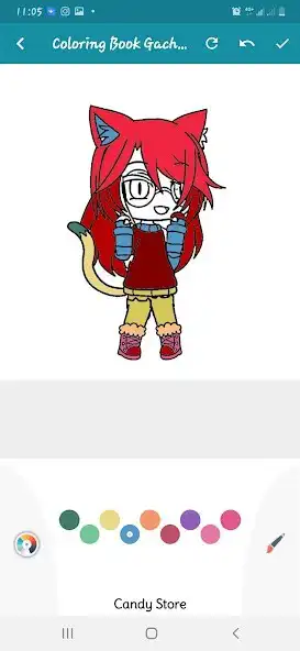 Play Coloring book gacha life as an online game Coloring book gacha life with UptoPlay