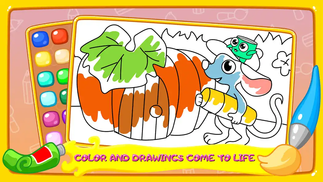 Play Coloring book! Game for kids 2 as an online game Coloring book! Game for kids 2 with UptoPlay