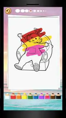 Play Coloring Book Game Teletubies