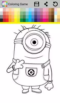 Play Coloring Book Minion