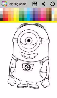 Play Coloring Book Minion