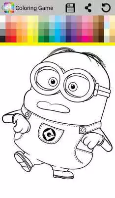Play Coloring Book Minion