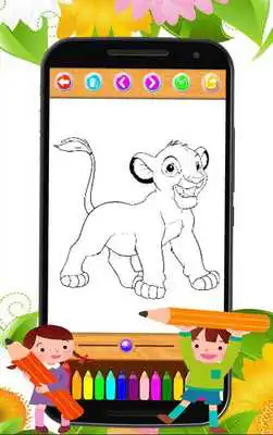 Play Coloring book moana