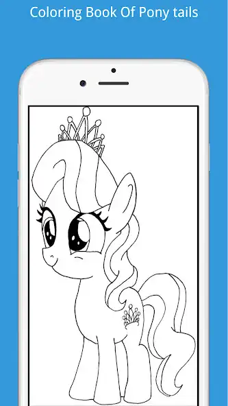 Play Coloring Book Of Pony tails  and enjoy Coloring Book Of Pony tails with UptoPlay