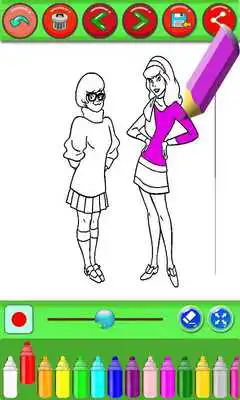 Play coloring Book:Scoby-do