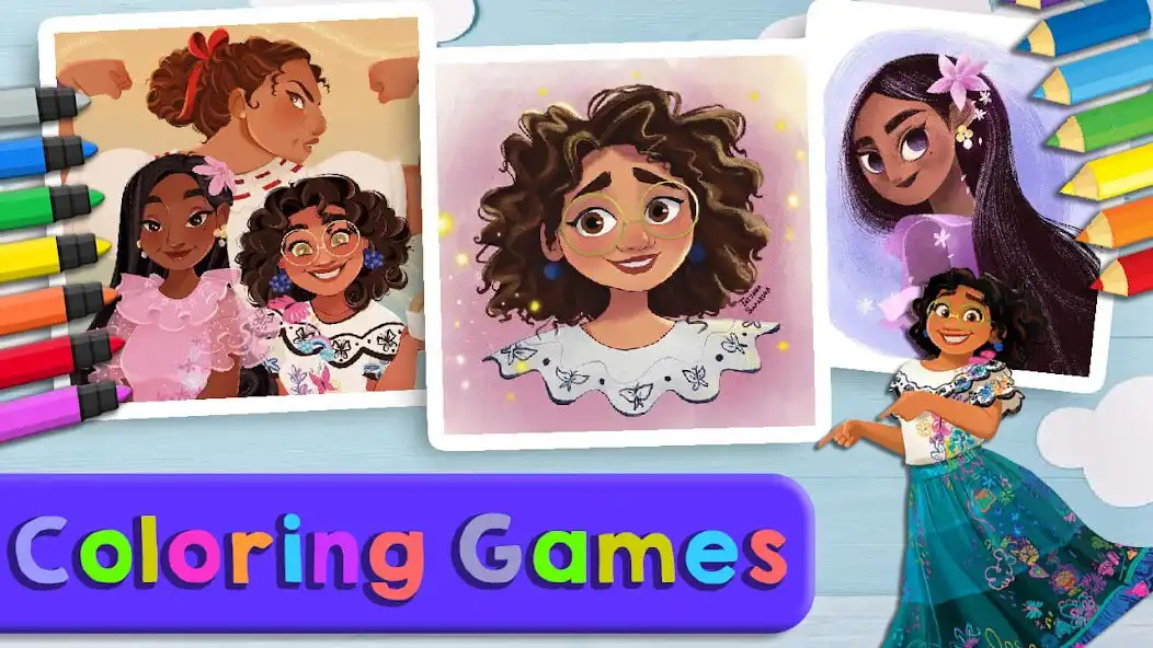 Play Coloring Books Mirabel Encanto  and enjoy Coloring Books Mirabel Encanto with UptoPlay