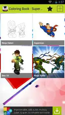 Play Coloring Book Super Hero