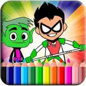 Free play online Coloring book titan teen new APK Free play online Coloring book titan teen new APK