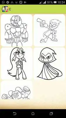 Play Coloring book titan teen  new