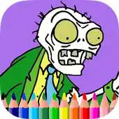 Free play online Coloring book zombie for kid APK