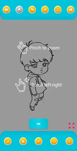 Play Coloring BTS Chibi K-POP Star as an online game Coloring BTS Chibi K-POP Star with UptoPlay