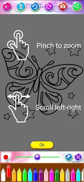 Play Coloring Butterfly Wings as an online game Coloring Butterfly Wings with UptoPlay