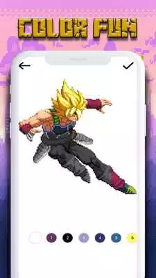 Play Coloring By Number DBZ Super Pixel Art