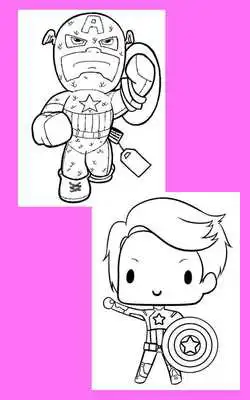 Play Coloring Captain Kids America Play Coloring Captain Kids America