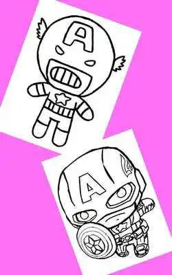 Play Coloring Captain Kids America Play Coloring Captain Kids America