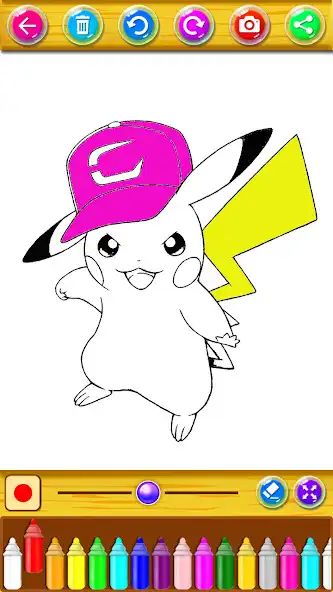 Play Coloring Cartoon Pokezz  and enjoy Coloring Cartoon Pokezz with UptoPlay