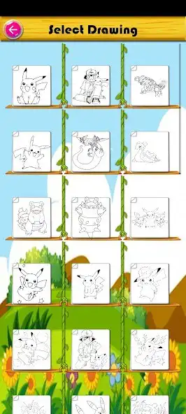 Play Coloring Cartoon Pokezz as an online game Coloring Cartoon Pokezz with UptoPlay