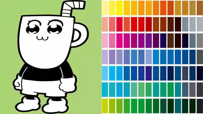 Play Coloring Cuphead