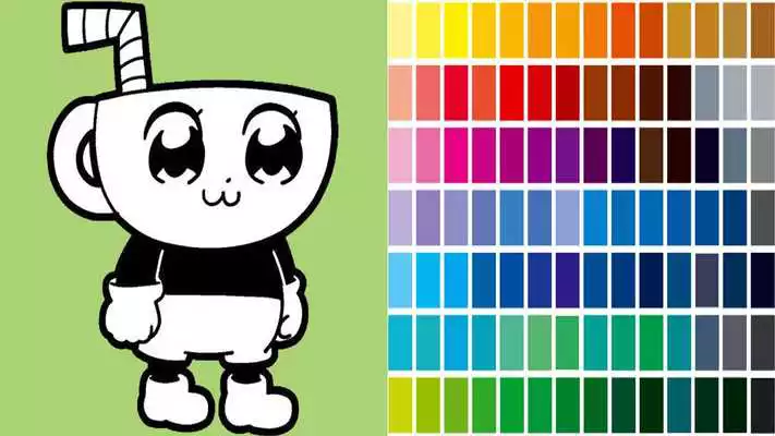 Play Coloring Cuphead