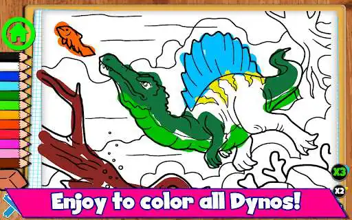Play Coloring Dinosaurs For Kids  and enjoy Coloring Dinosaurs For Kids with UptoPlay