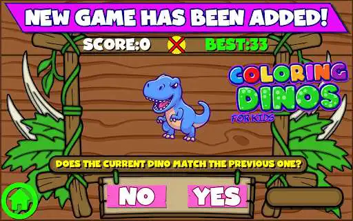 Play Coloring Dinosaurs For Kids as an online game Coloring Dinosaurs For Kids with UptoPlay