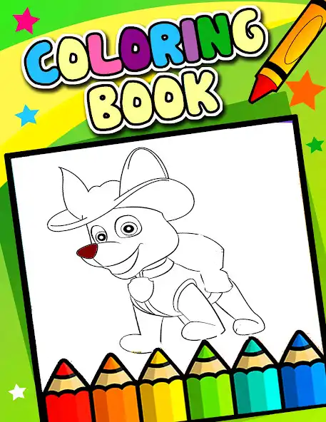 Play Coloring Dog Paw Puppy as an online game Coloring Dog Paw Puppy with UptoPlay