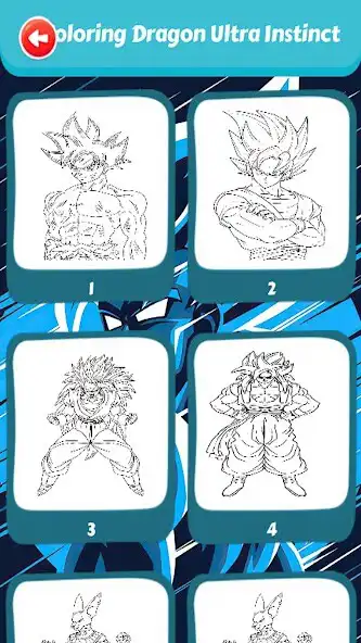 Play Coloring Dragon Ultra Instinct  and enjoy Coloring Dragon Ultra Instinct with UptoPlay