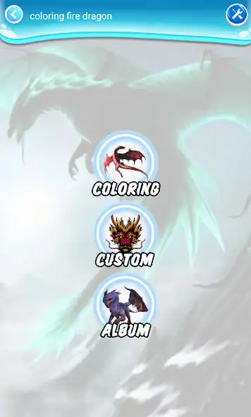 Play coloring fire dragon as an online game coloring fire dragon with UptoPlay