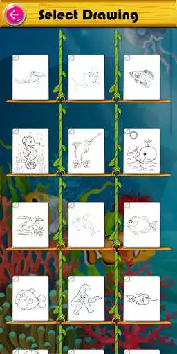 Play Coloring Fish as an online game Coloring Fish with UptoPlay