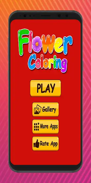 Play Coloring Flower Games as an online game Coloring Flower Games with UptoPlay