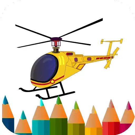 Play coloring flying helicopter APK Play coloring flying helicopter APK