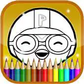 Free play online Coloring for eddy  pororo APK