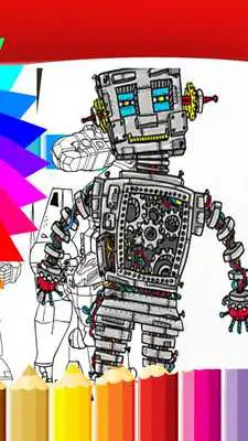 Play Coloring For Super Tobot Galaxy - Adult
